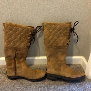 Authentic Ugg boots size 10 camel colored